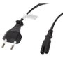 Lanberg Cable de alimentación CA-C7CA-10CC-0018-BK CEE 7/16 a IEC 320 C7, 1,8 m